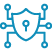 Isolate and secure icon for cybersecurity